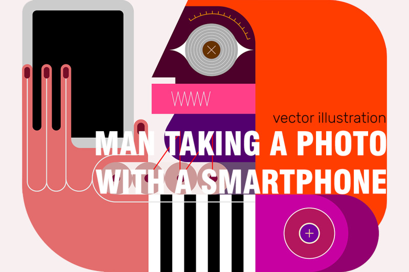 man-taking-a-photo-with-a-smartphone