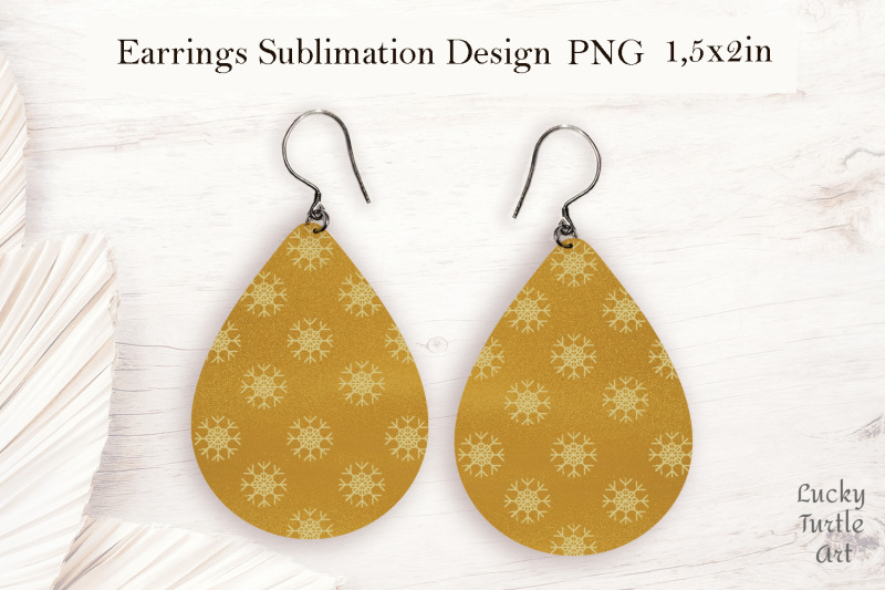 christmas-snowflakes-teardrop-earrings-sublimation-design