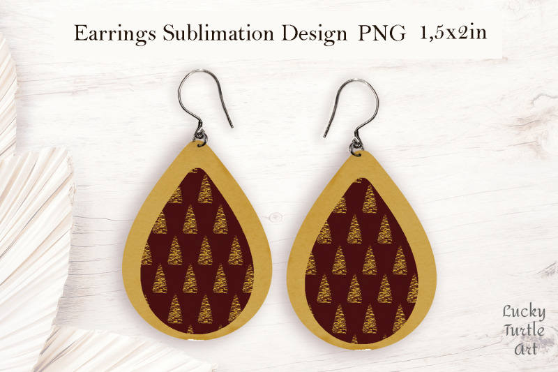 christmas-teardrop-sublimation-earrings-design-bundle