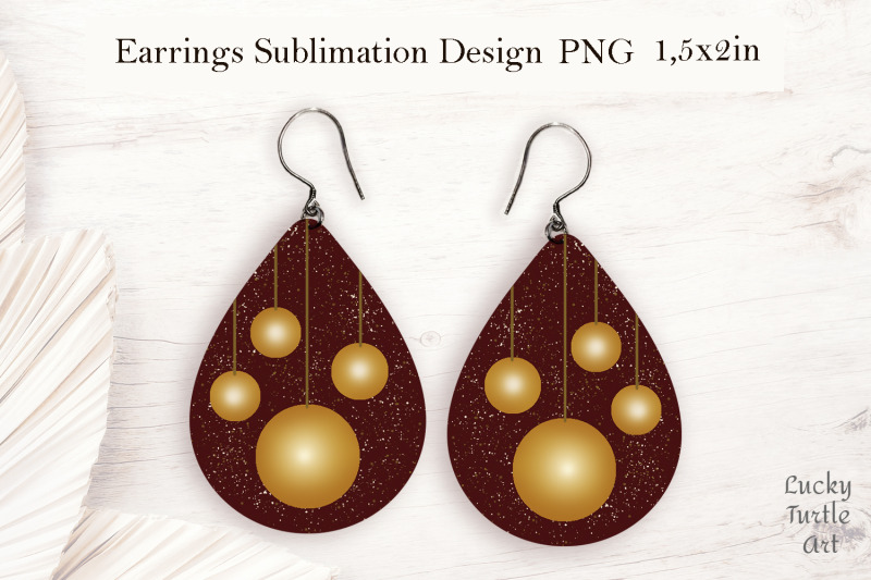 christmas-teardrop-sublimation-earrings-design-bundle