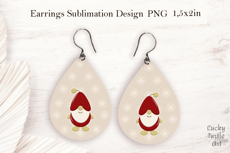 christmas-teardrop-sublimation-earrings-design-bundle