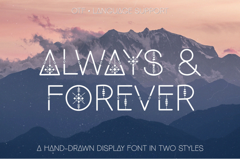 always-and-forever-display-font