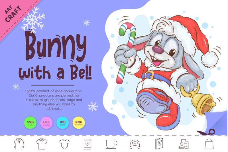 christmas-bunny-with-a-bell-clipart