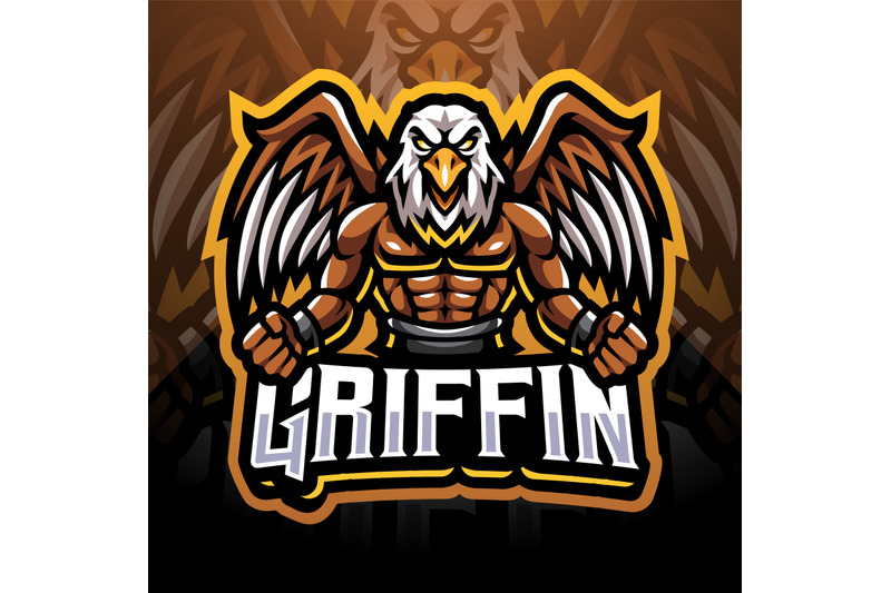 griffin-esport-mascot-logo-design