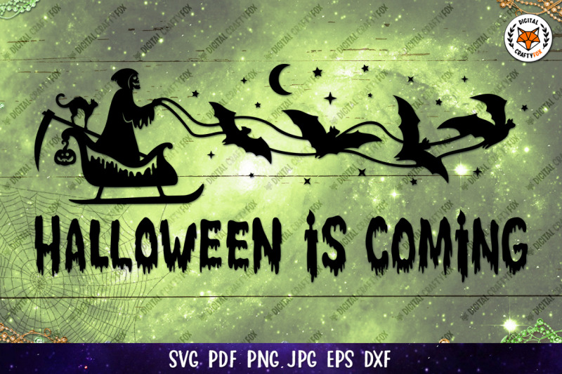 halloween-is-coming-svg-halloween-sleigh-with-death-bats