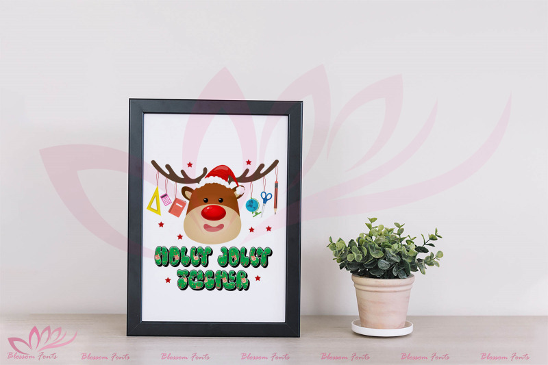 holly-jolly-teacher-sublimation