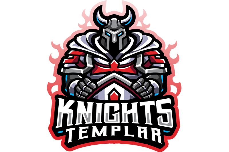 knights-templar-esport-mascot-logo-design