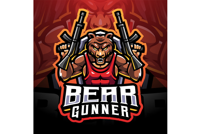 bear-gunner-esport-mascot-logo