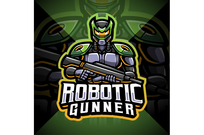 robotic-gunner-esport-mascot-logo-design