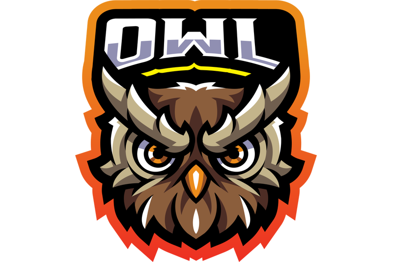 owl-head-esport-mascot-logo-design