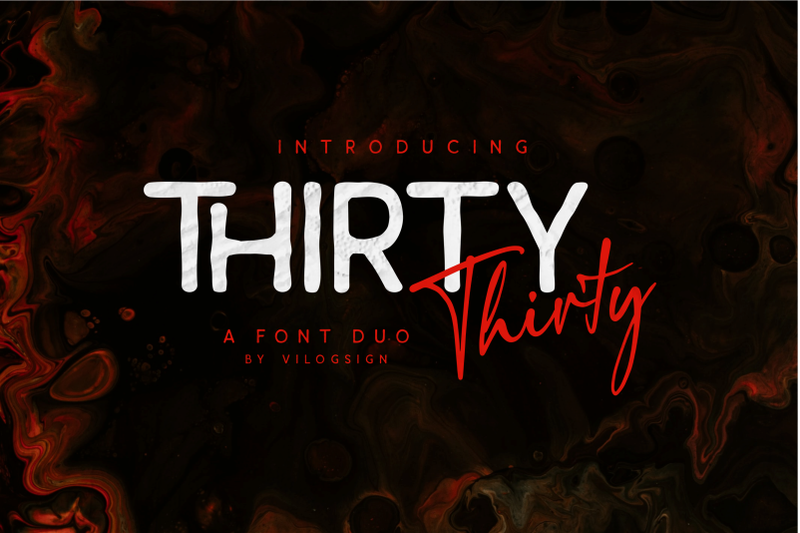 thirty-font-duo