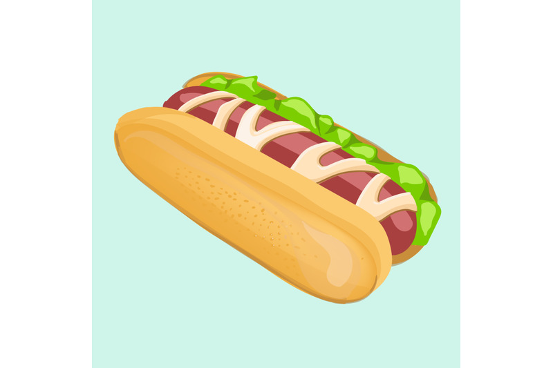 hotdog-vector-illustration