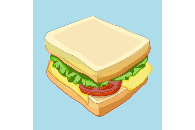 sandwich-vector-illustration