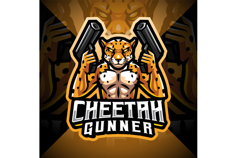 cheetah-gunner-esport-mascot-logo