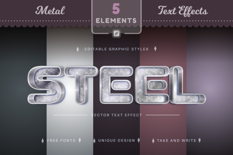 set-5-realistic-metal-editable-text-effects-font-styles