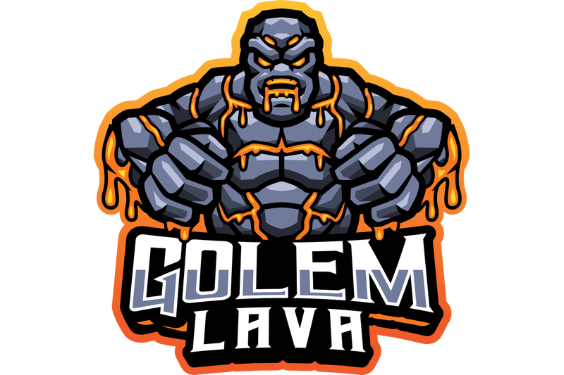 golems-lava-esport-mascot-logo-design