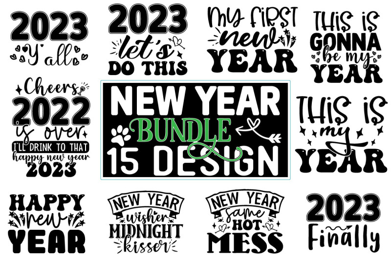new-year-svg-design-bundle