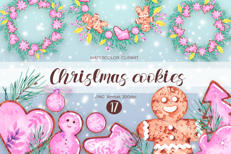 watercolor-christmas-cookies-watercolor-clipart-png