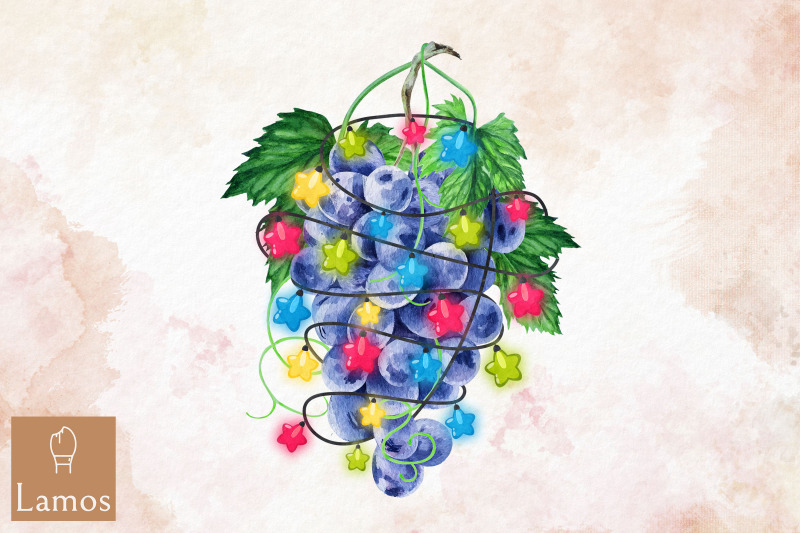 christmas-fruits-with-light-grapes