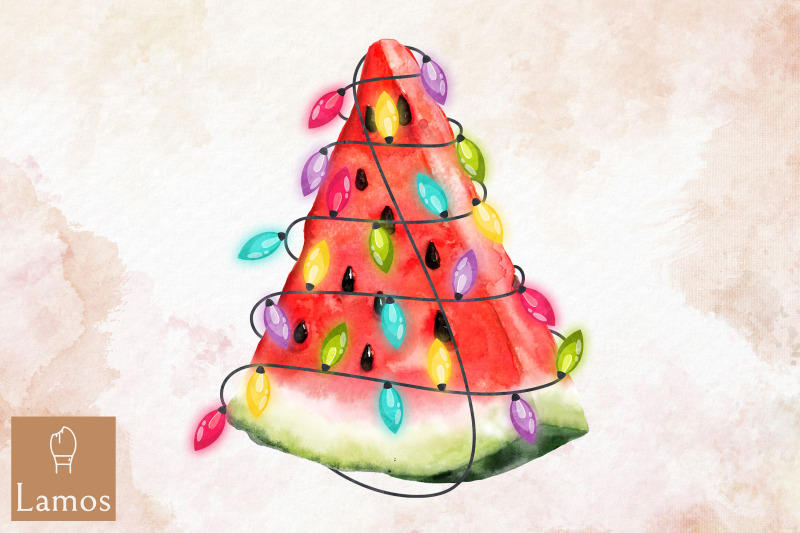 christmas-fruits-with-light-watermelon