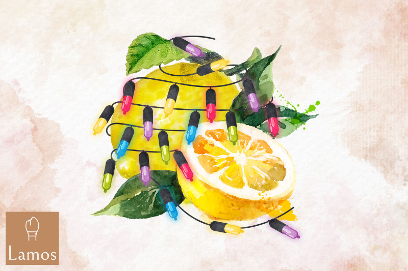 christmas-fruits-with-light-lemons