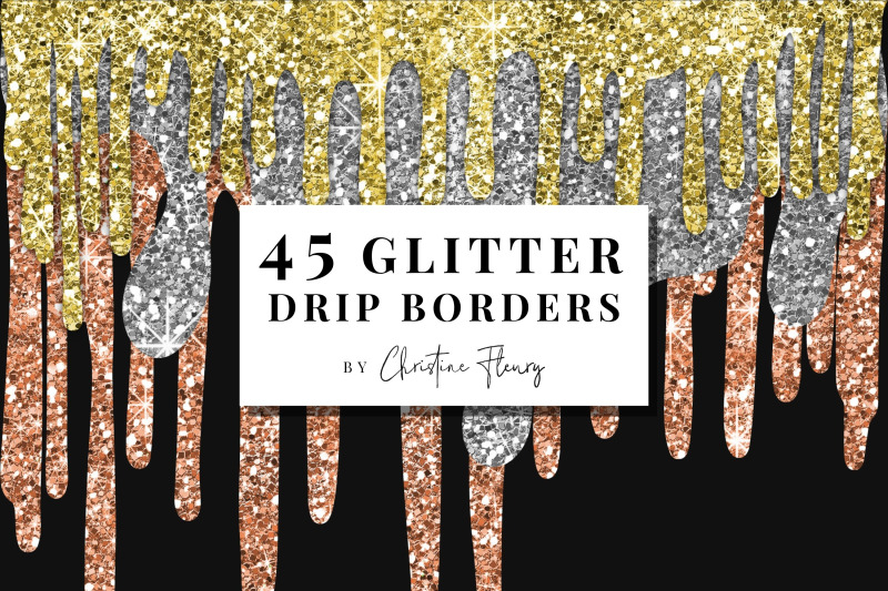 45-glitter-drip-borders