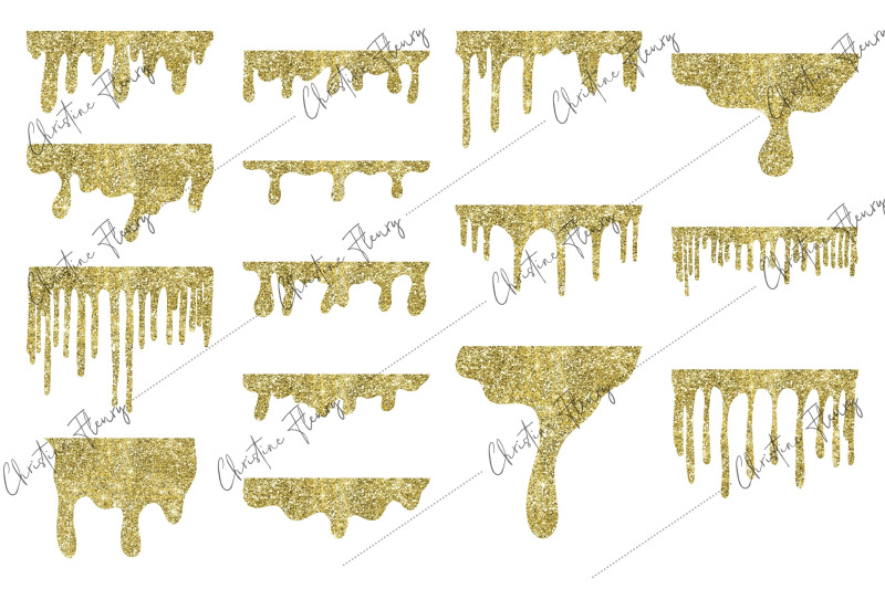 15-gold-glitter-drip-borders