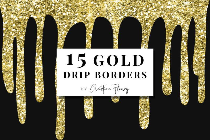 15-gold-glitter-drip-borders