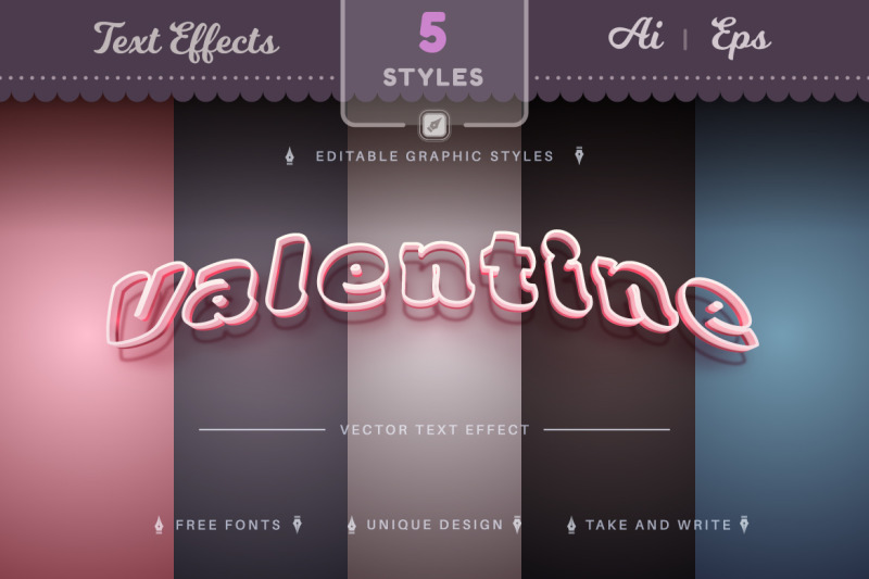 set-5-love-editable-text-effects-font-styles
