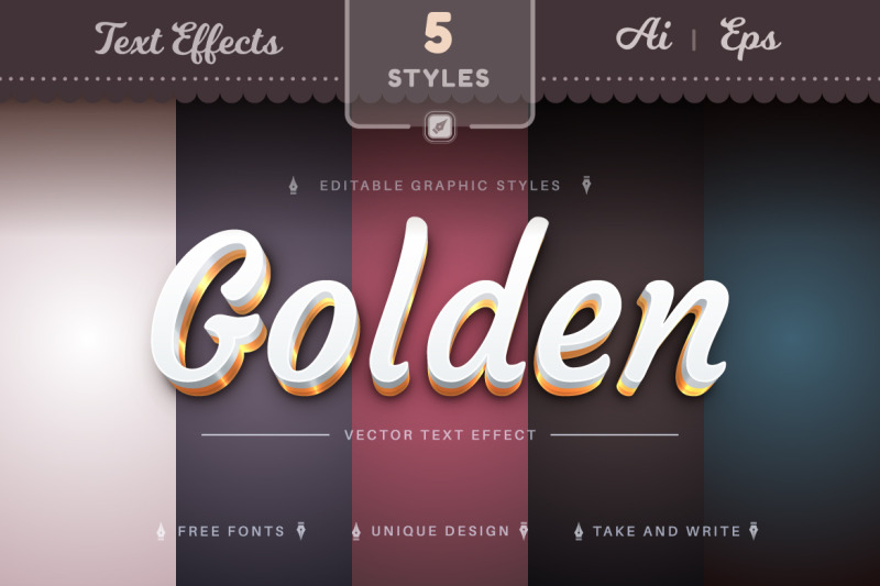 set-5-golden-editable-text-effects-font-styles