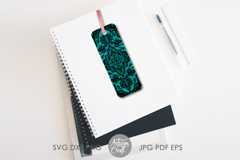 Bookmark Template SVG | Botanical Bookmark SVG