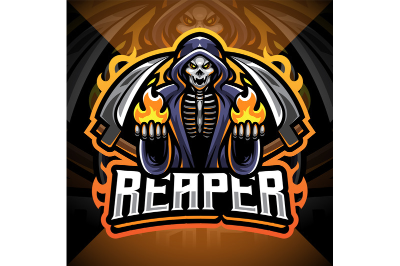 reaper-esport-mascot-logo-design