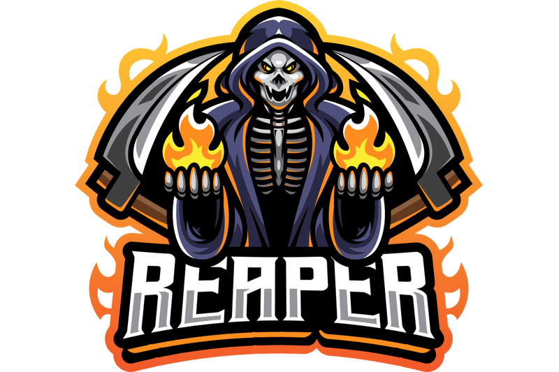 reaper-esport-mascot-logo-design