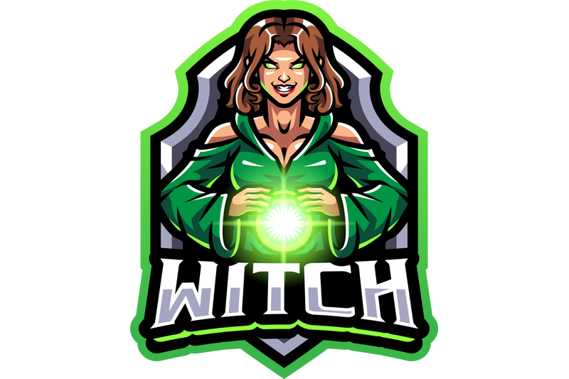 witch-esport-mascot-logo-design