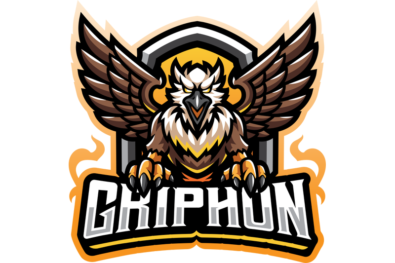 gryphon-esport-mascot-logo-design