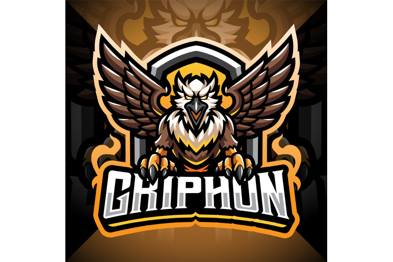 gryphon-esport-mascot-logo-design