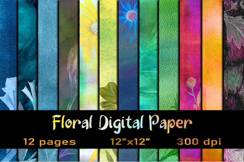 12-flower-digital-paper-floral-wrap