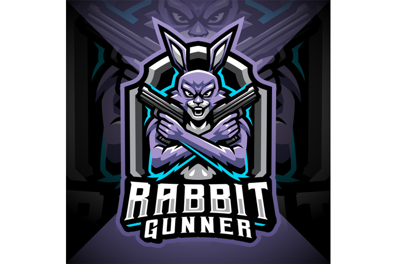 rabbit-esport-mascot-logo-design