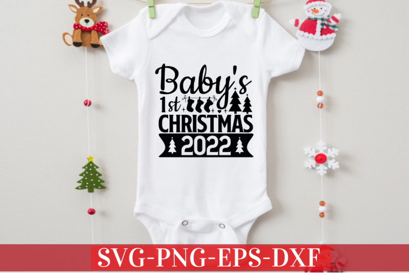 baby-first-christmas-2022-svg