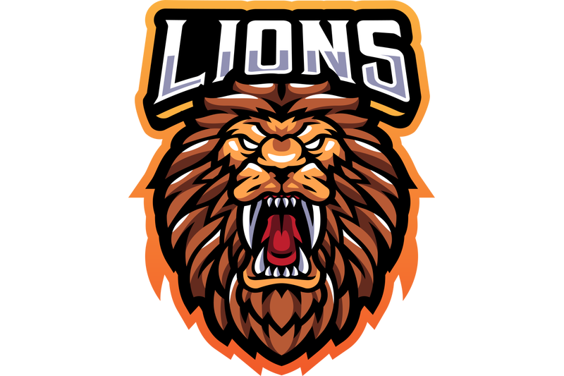 lion-head-esport-mascot-logo-design