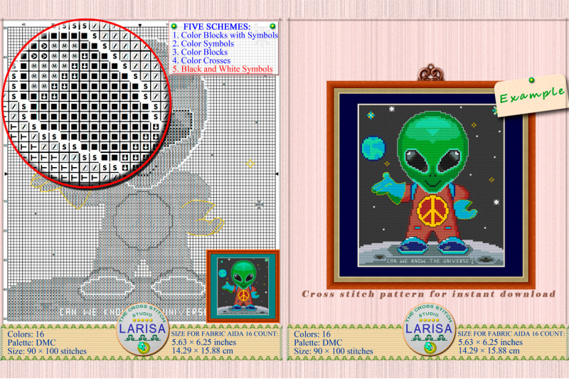 alien-cross-stitch-pattern-alien-visitor-extraterrestrial