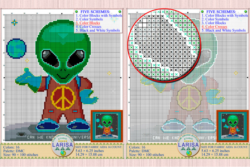 alien-cross-stitch-pattern-alien-visitor-extraterrestrial