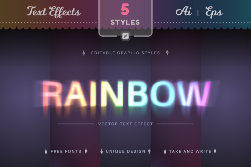 set-5-unicorn-editable-text-effects-font-styles
