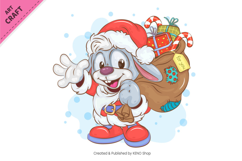 christmas-santa-bunny-clipart