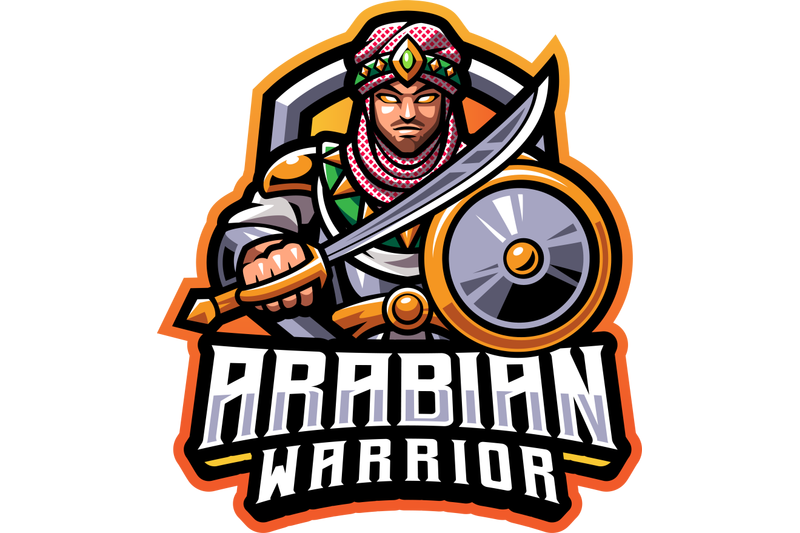 arabian-warriors-esport-mascot-logo-design