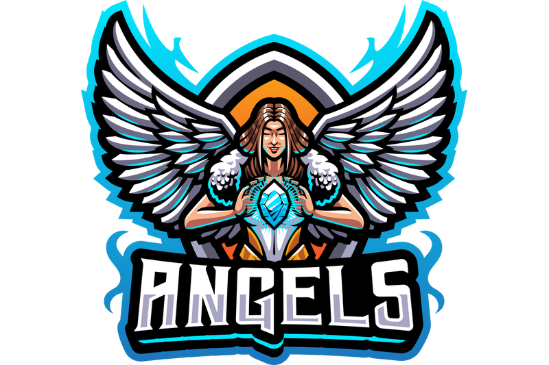 angels-esport-mascot-logo-design