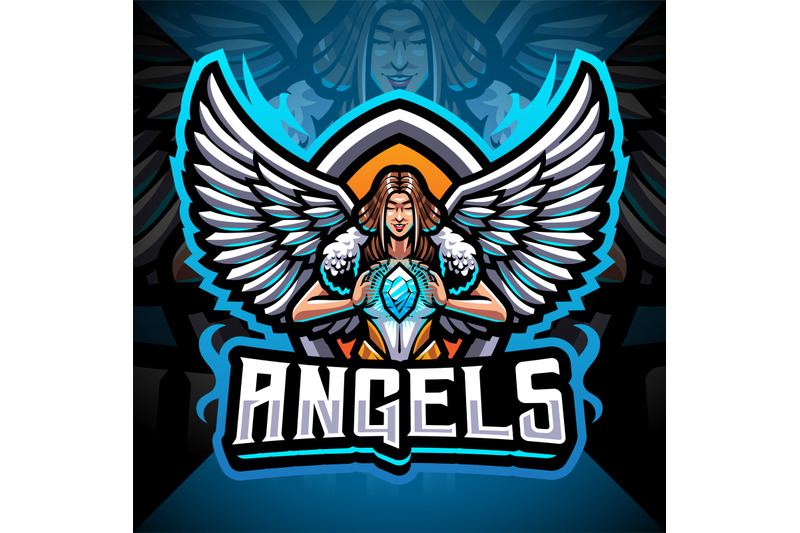 angels-esport-mascot-logo-design