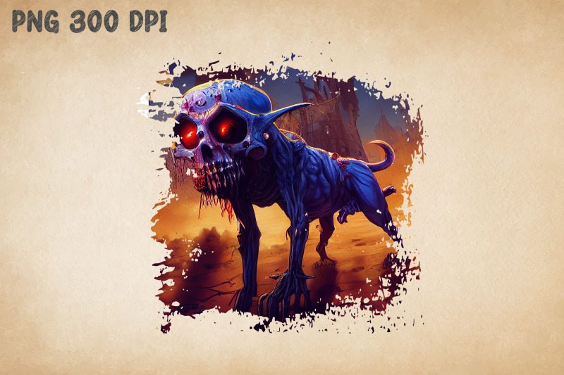 zombie-dog-comic-style