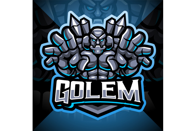 golems-esport-mascot-logo-design