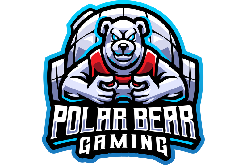 polar-bear-gaming-esport-mascot-logo-design